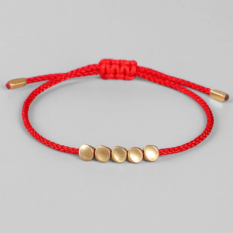 Handmade Tibetan Blessed Knots for " Prosperity & Progress"