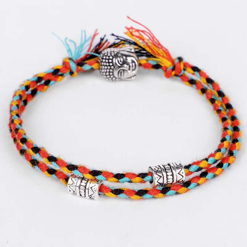Handmade Tibetan Blessed Knots for "Joy & Lightheartedness"