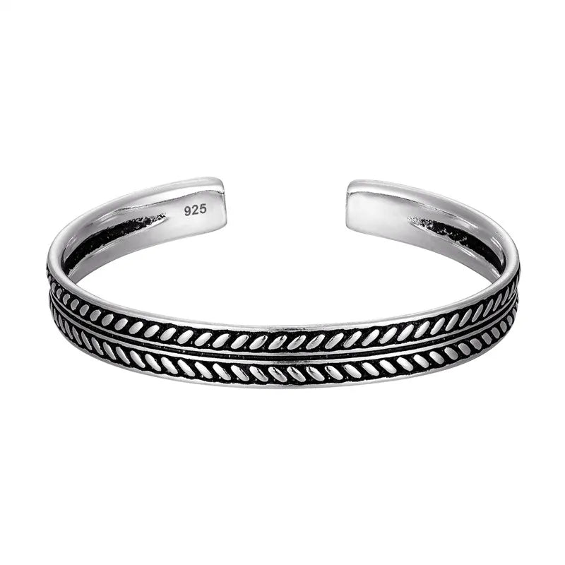 Tibetan Steel & Handmade Spirit Bracelet for "Attracting Wealth & Opportunities"