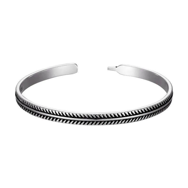 Tibetan Steel & Handmade Spirit Bracelet for Prosperity & Progress