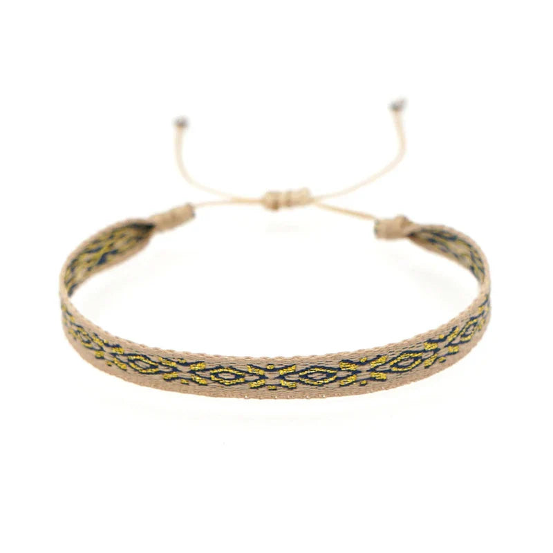 Tibetan Steel & Handmade Spirit Bracelet for Prosperity & Progress