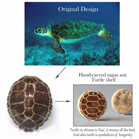 Artisan Carved Harmony Pendant (Tagua Nut)