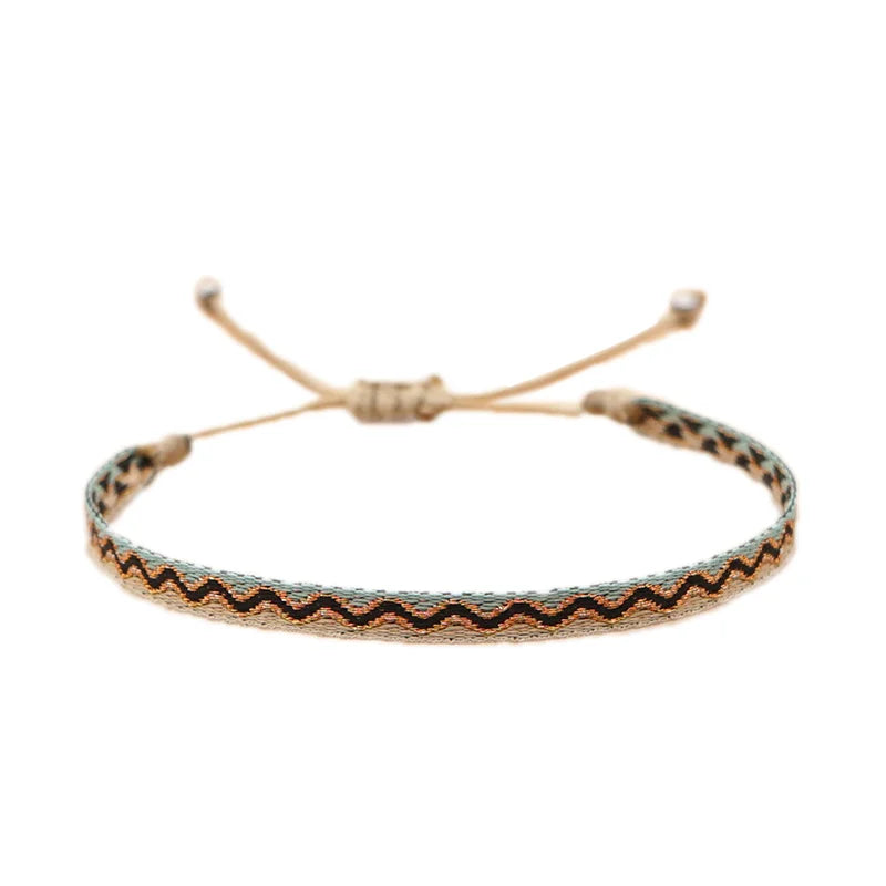 Tibetan Steel & Handmade Spirit Bracelet for "Strength, Protection, Purification & Calm"