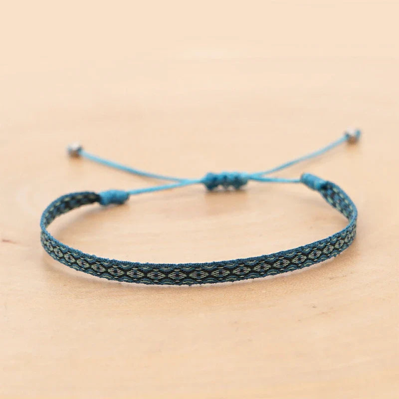 Tibetan Steel & Handmade Spirit Bracelet for Courage & Confidence