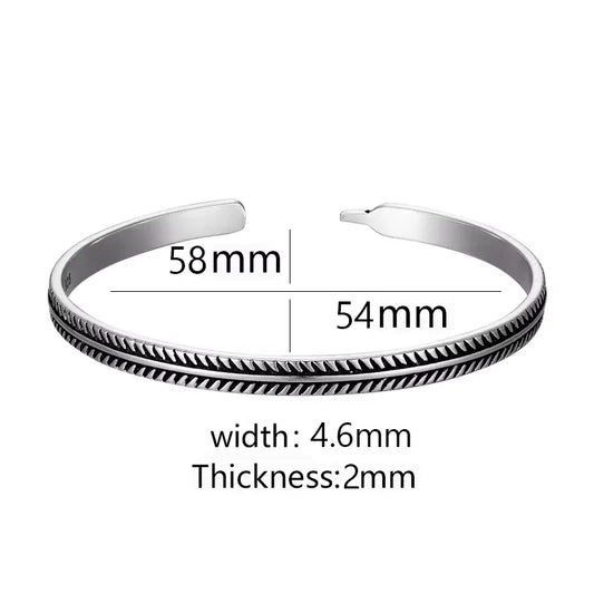 Tibetan Steel & Handmade Spirit Bracelet for "Radiant Vitality"