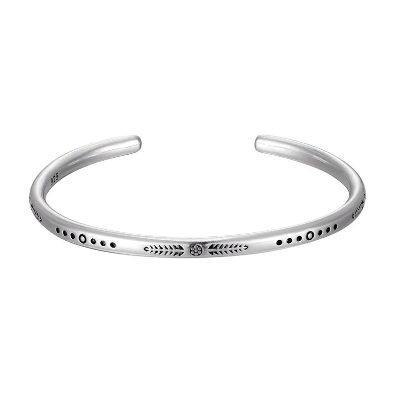 Tibetan Steel & Handmade Spirit Bracelet for Courage & Confidence