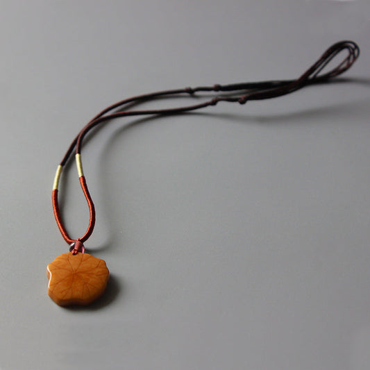 Lotus Blossom Pendant (Tagua Nut)