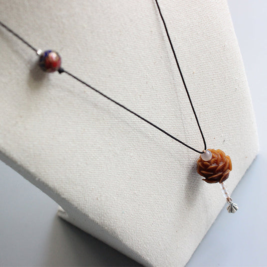 Enlightening Lotus Flower Pendant (Bodhi Seed)