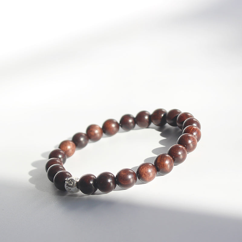 Buddhist Handcrafted Nature Sandalwood Mala Prayer Bracelet