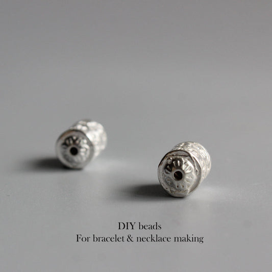 Ethnic Mantra Sign Enlightenment Pendant (White Copper)