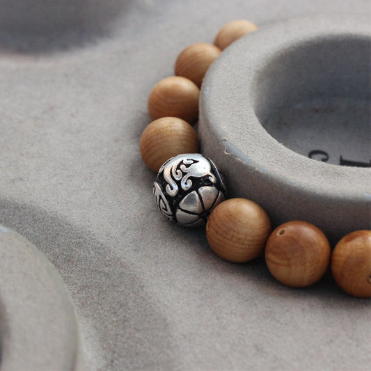 Engraved Lucky Pendant (White Copper)