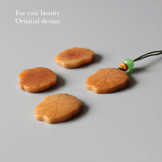 Lotus Leaf Fortune Pendant