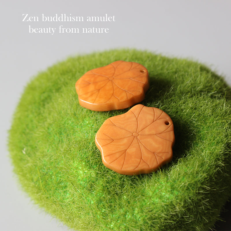 Lotus Leaf Fortune Pendant