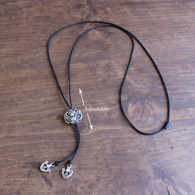 White Dragon Necklace (White Copper)