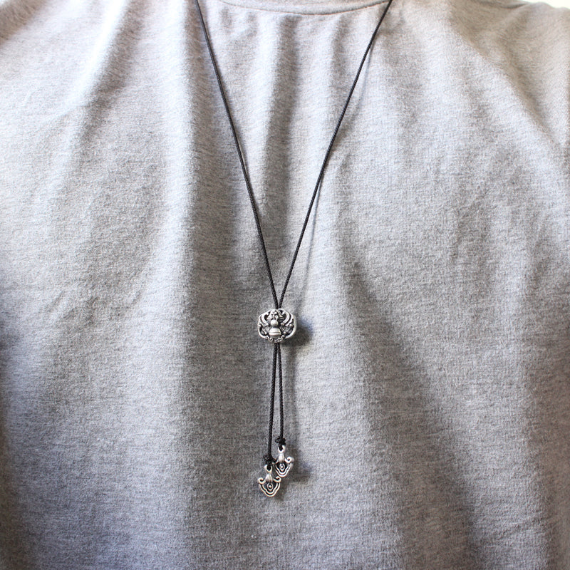 White Dragon Necklace (White Copper)