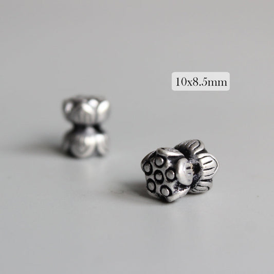 Lotus Flower Fortune Pendant (White Copper)