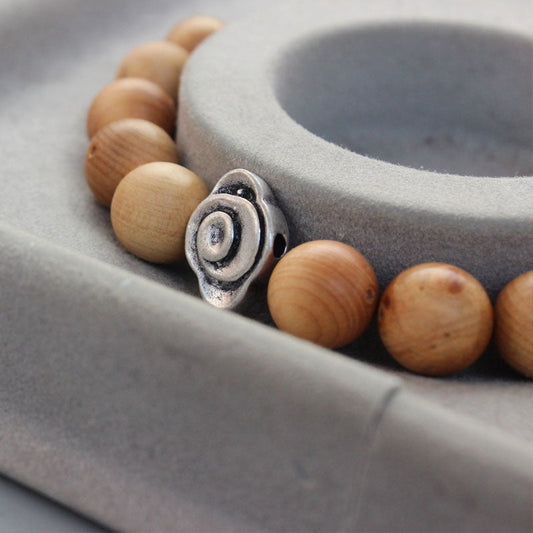 Cloud Shaped Pendant (White Copper)