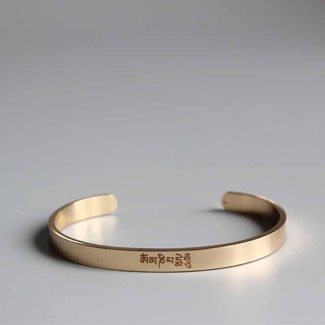 Six True Mantra Words Bangle