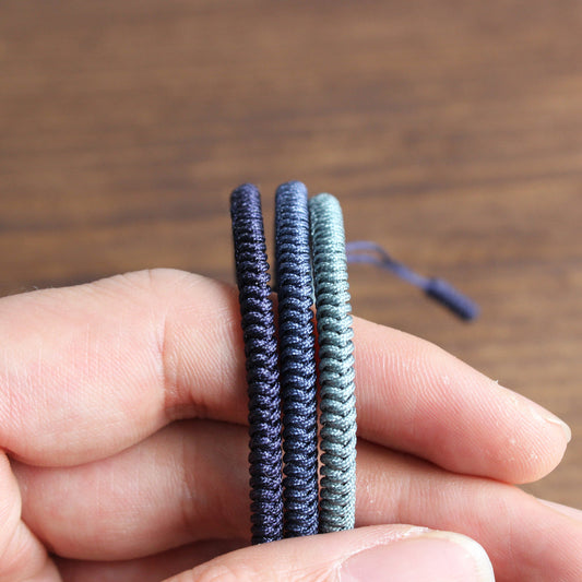 Handmade Tibetan Blessed Knots for "Best Friends" (Calm Blue)