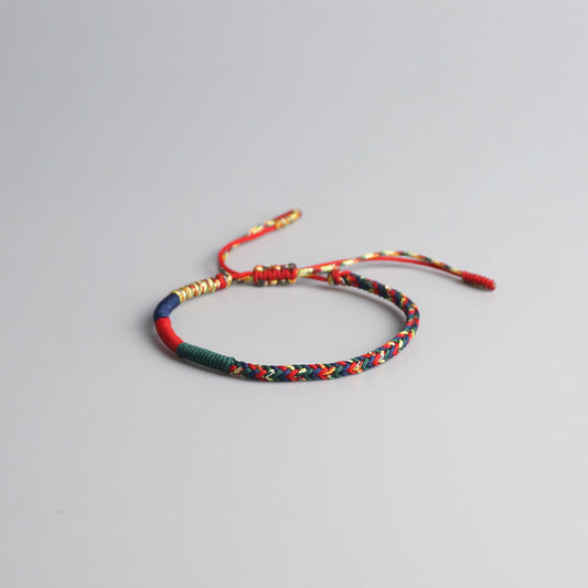 Handmade Tibetan Blessed Knots of Mixtures for "Protection, Health, Balance, Energy & Wisdom"