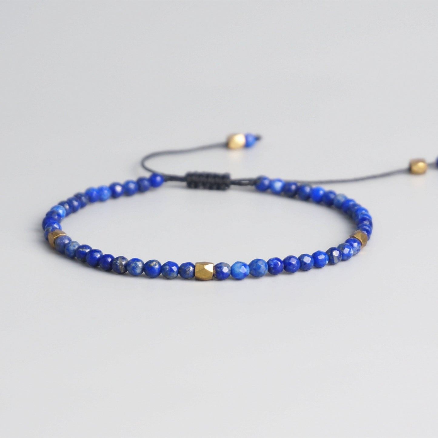 Handmade Tibetan Blessed Natural Lapis Beads for Chakra Cleansing