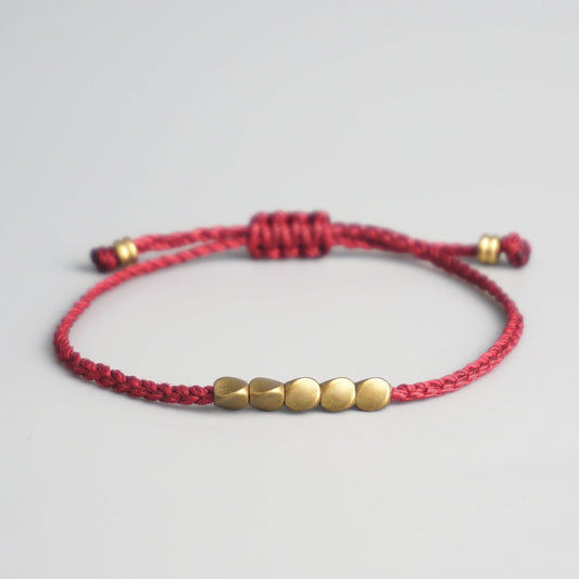 Handmade Tibetan Blessed Knots for "Mantra" (Om Mani Padme Hum - Zen)