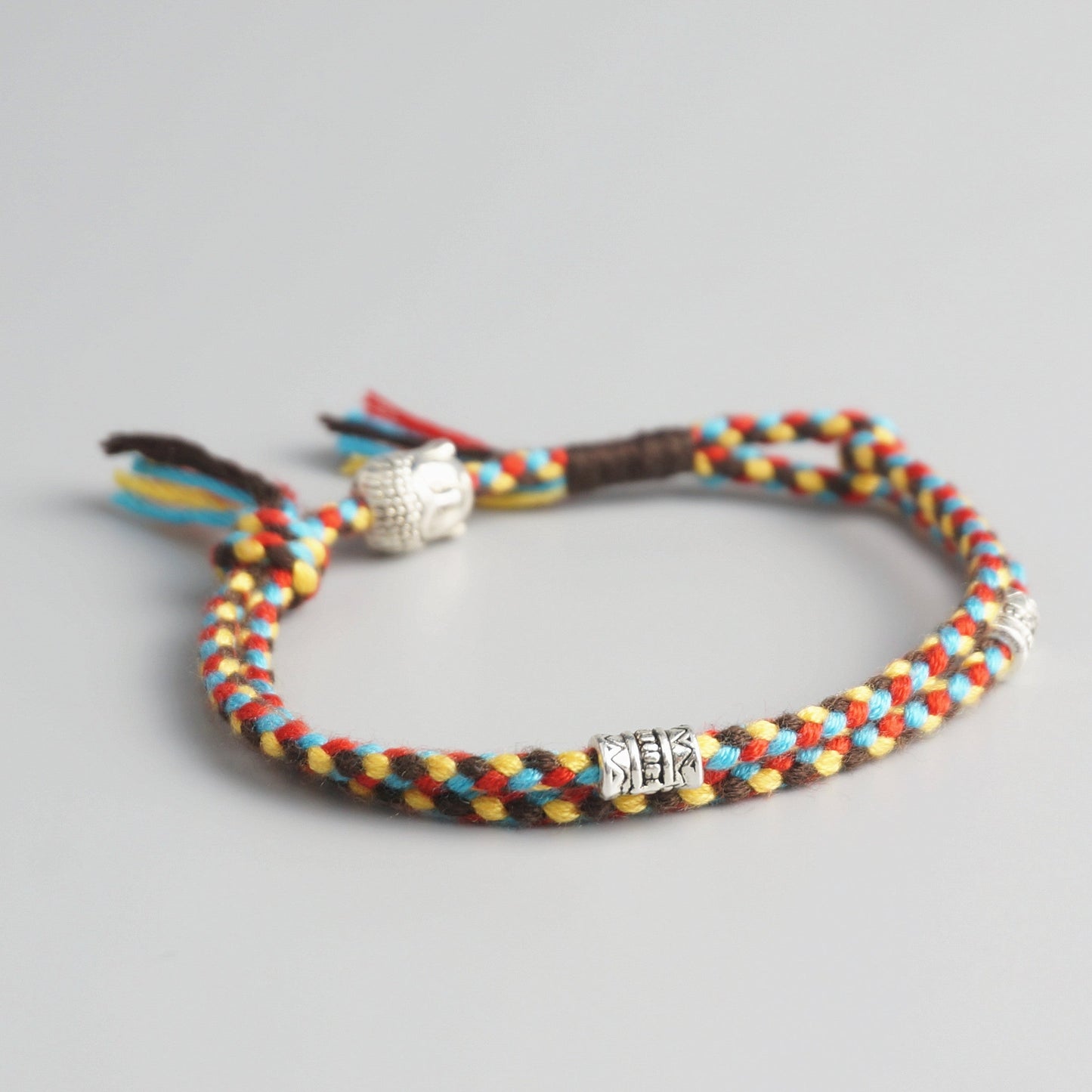 Handmade Tibetan Blessed Amulet Knot for "Wellness & Worthiness" (inspired by the teachings of Buddha)