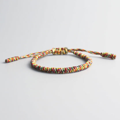 Handmade Tibetan Blessed Knots for "Aura & Peace" (clean light energy and vibe)