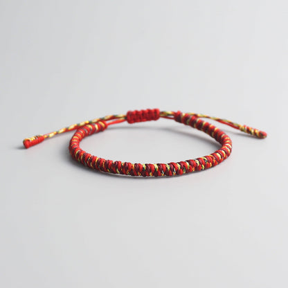 Handmade Tibetan Blessed Knots for "Aura & Peace" (clean light energy and vibe)