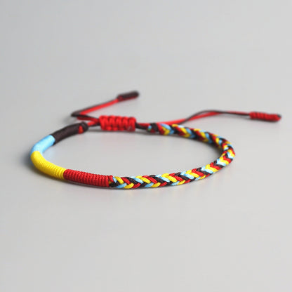 Handmade Tibetan Blessed Knots of Mixtures for "Protection, Health, Balance, Energy & Wisdom"
