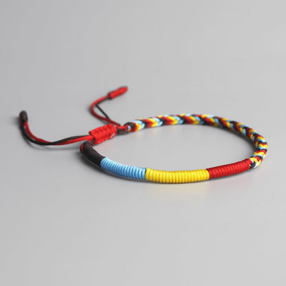 Handmade Tibetan Blessed Knots of Mixtures for "Protection, Health, Balance, Energy & Wisdom"