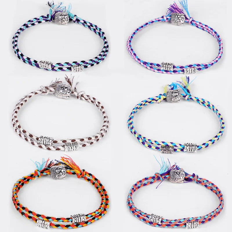 Handmade Tibetan Blessed Knots for "Joy & Lightheartedness"
