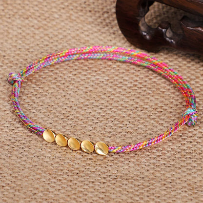 Handmade Tibetan Blessed Knots for " Prosperity & Progress"