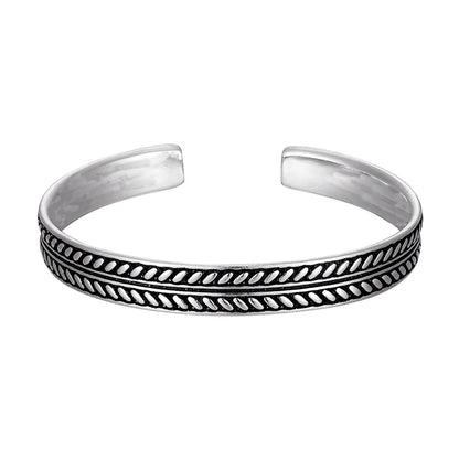 Tibetan Steel & Handmade Spirit Bracelet for "Attracting Wealth & Opportunities" 