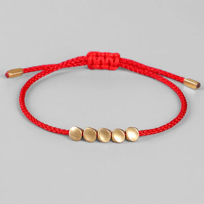 Handmade Tibetan Blessed Knots for " Prosperity & Progress"