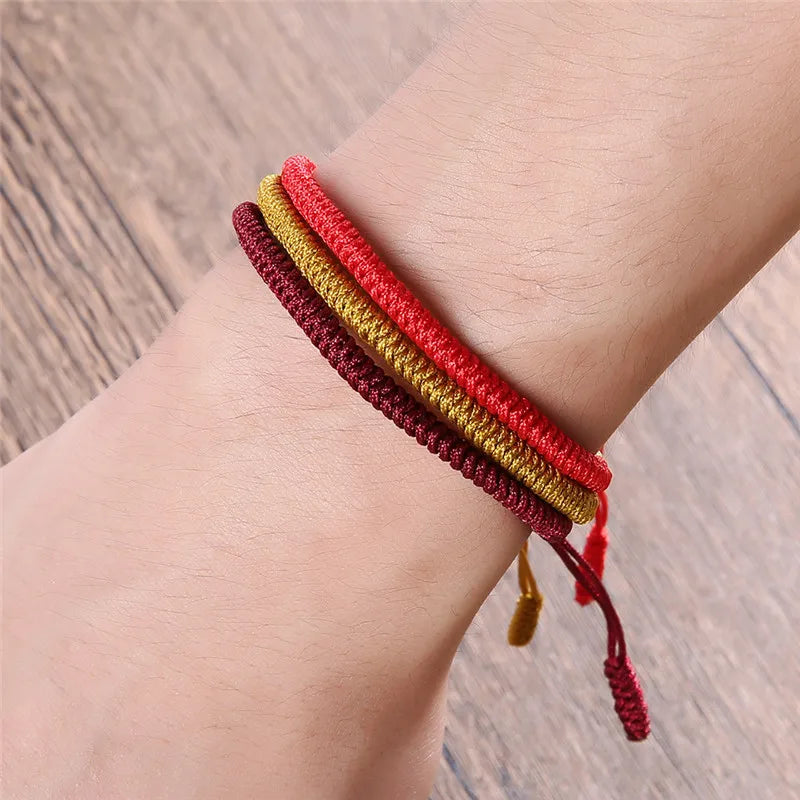 Handmade Tibetan Blessed Knots for "Protection, Health, Focus & Motivation" 