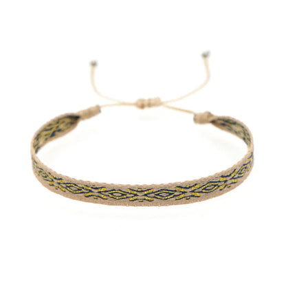 Tibetan Steel & Handcarved Spirit Bracelet for "New Beginnings" (Beads made of Natural Weathered Blue Stone)