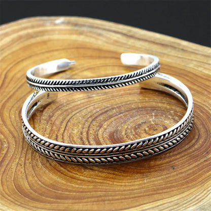 Tibetan Steel & Handmade Spirit Bracelet for "Peaceful Sleep & Dreams"