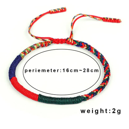 Handmade Tibetan Blessed Waterproof Woven Threads for "Resilience & Fortitude"