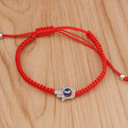 Handmade Tibetan Blessed Red Kabbalah String Bracelet for Protection from Evil Eye, Negative Energy Defense & Protection