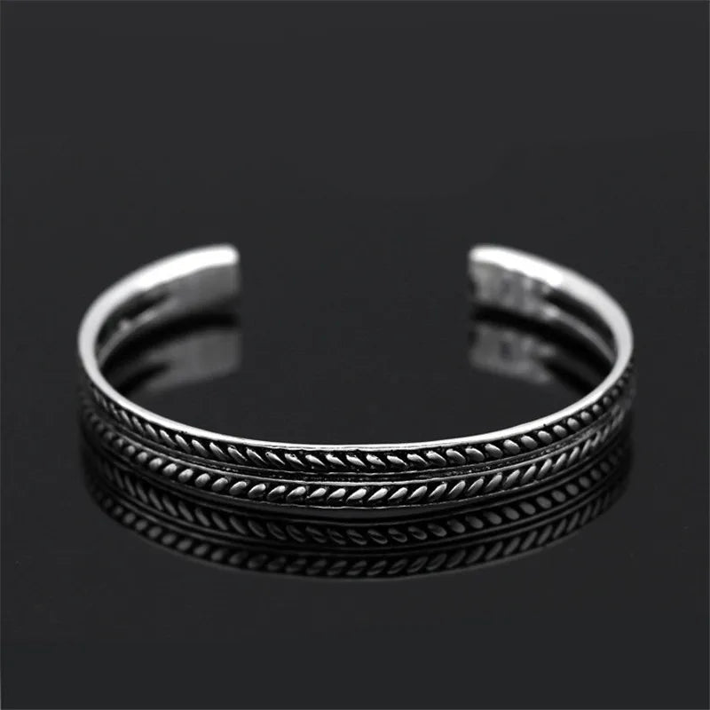 Tibetan Steel & Handmade Spirit Bracelet for "Peaceful Sleep & Dreams"