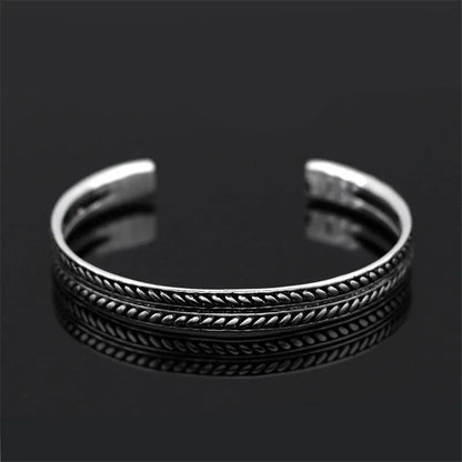 Tibetan Steel & Handmade Spirit Bracelet for "Peaceful Sleep & Dreams"