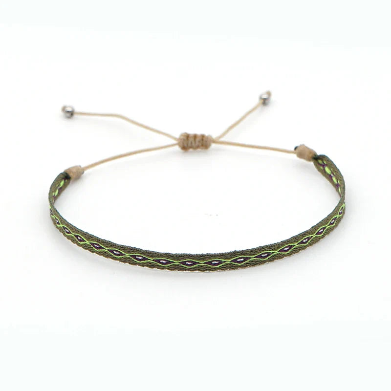 Tibetan Steel & Handmade Spirit Bracelet for "Unshakable Trust" (Beads made of Natural Tiger Eye Stone)