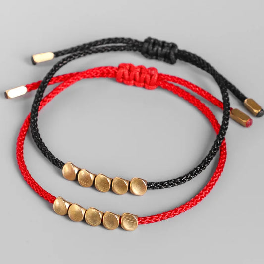 Handmade Tibetan Blessed Knots for " Prosperity & Progress"