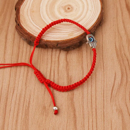 Handmade Tibetan Blessed Red Kabbalah String Bracelet for Protection from Evil Eye, Negative Energy Defense & Protection