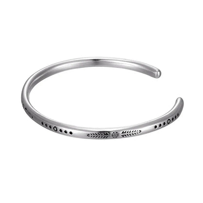 Tibetan Steel & Handmade Spirit Bracelet for "Attracting Wealth & Opportunities" 