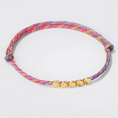 Handmade Tibetan Blessed Knots for " Prosperity & Progress"