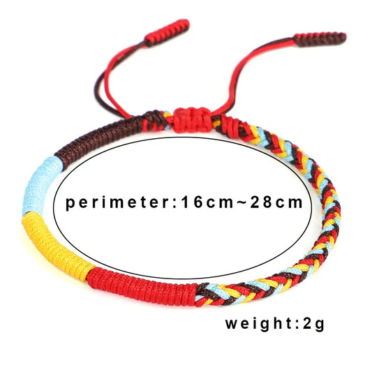Handmade Tibetan Blessed Waterproof Woven Threads for "Resilience & Fortitude"
