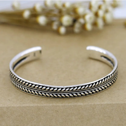 Tibetan Steel & Handmade Spirit Bracelet for "Peaceful Sleep & Dreams"