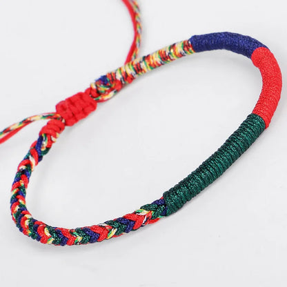 Handmade Tibetan Blessed Waterproof Woven Threads for "Resilience & Fortitude"
